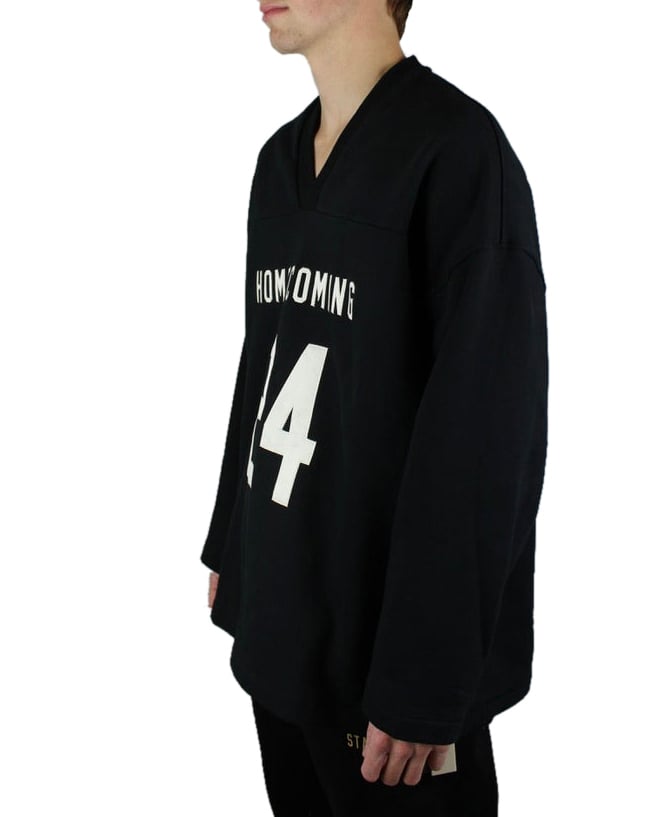 Fear of God Fear of God Essentials Heavy Fleece Hockey Jersey 'Zwart' Zwart