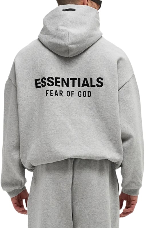 Fear of God Fear of God Essentials Hoodie Fleece Light Heather Gray Lichtgrijs