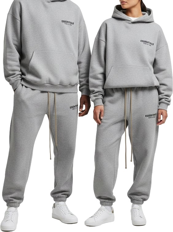 Fear of God Fear of God Essentials Hoodie Fleece Light Heather Gray Lichtgrijs