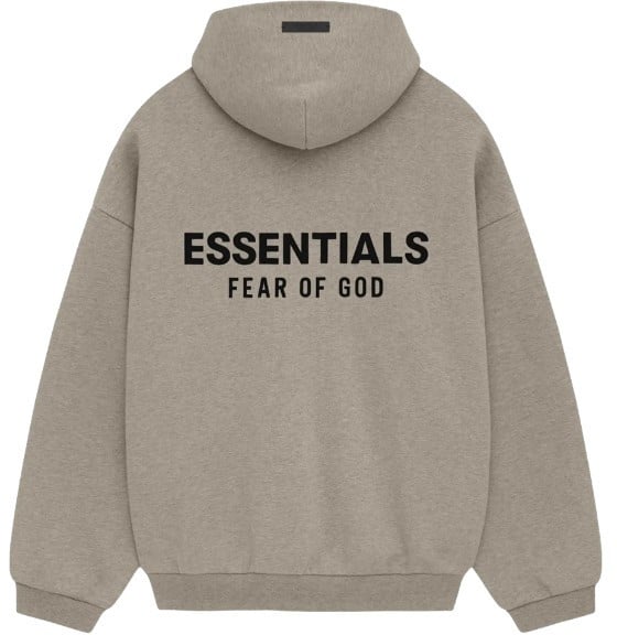 Fear of God Fear of God Essentials Hoodie Fleece Heather Gray Taupe