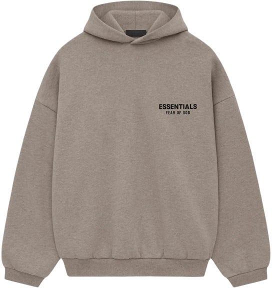 Fear of God Fear of God Essentials Hoodie Fleece Heather Gray Taupe