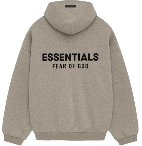 Fear of God Fear of God Essentials Hoodie Fleece Heather Gray Taupe