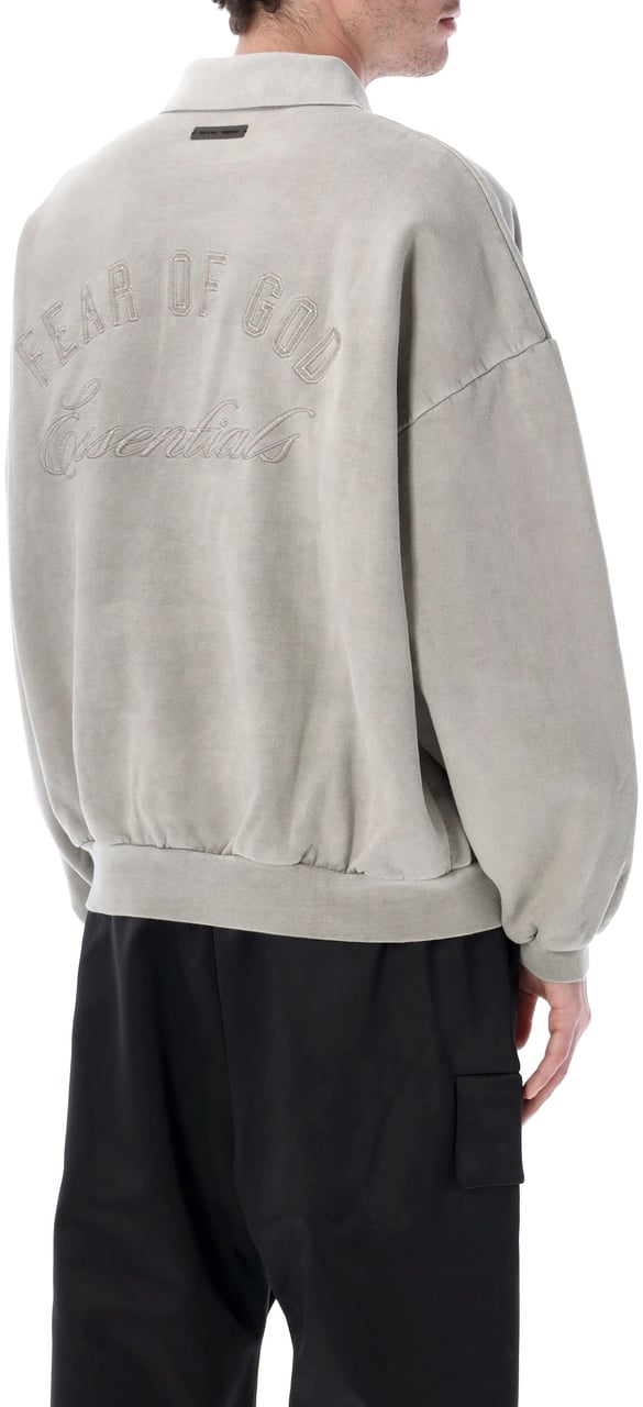 Fear of God Classic Polo Sweatshirt Smoke Grey Grijs