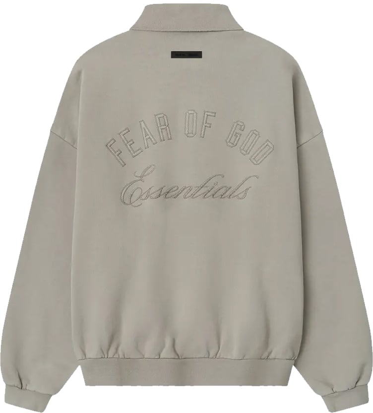 Fear of God Fear of God Essentials Classic Polo Sweatshirt 'Smoke Grey' Grijs