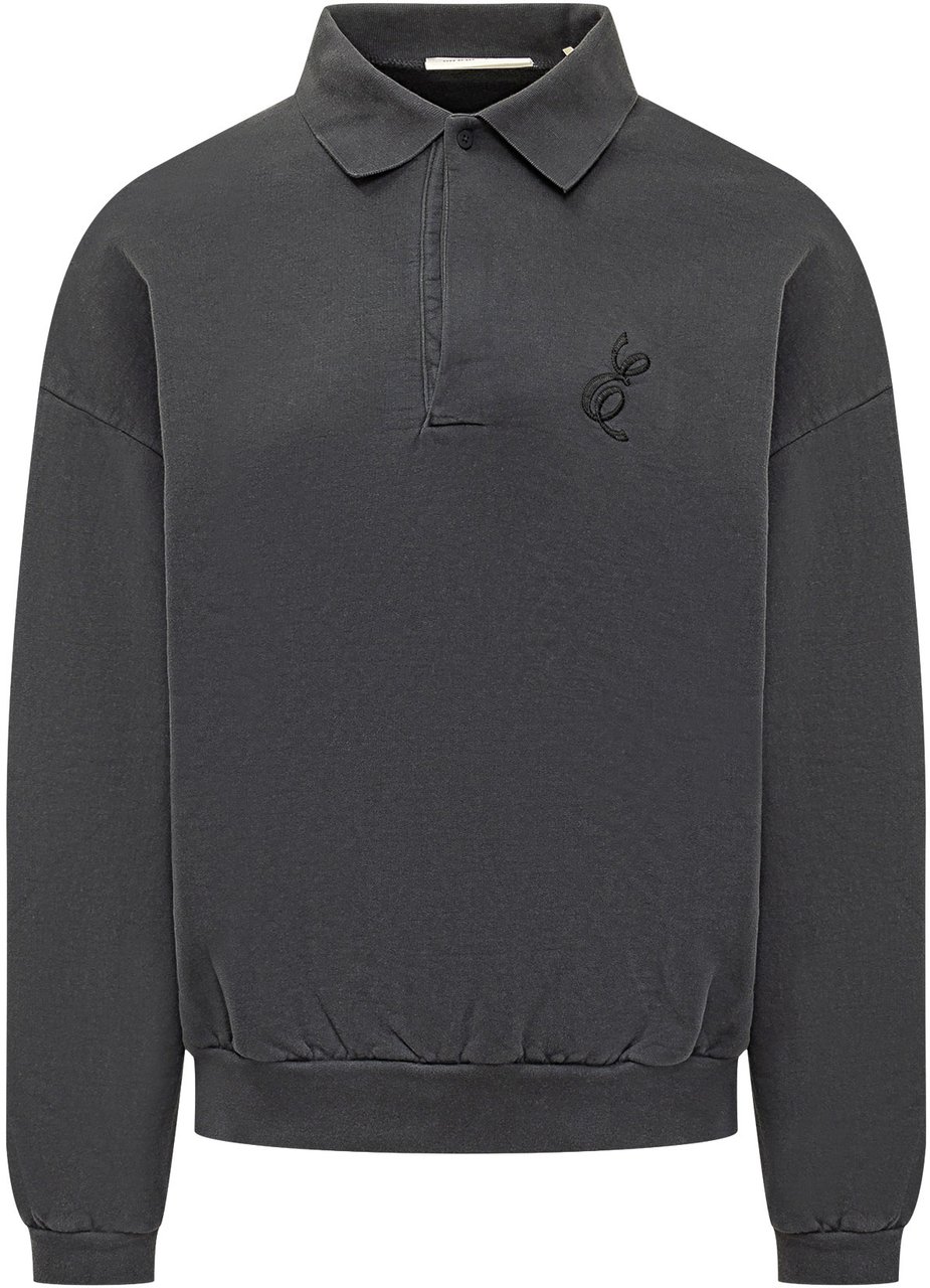 Fear of God Class Polo Sweatshirt Donkergrijs