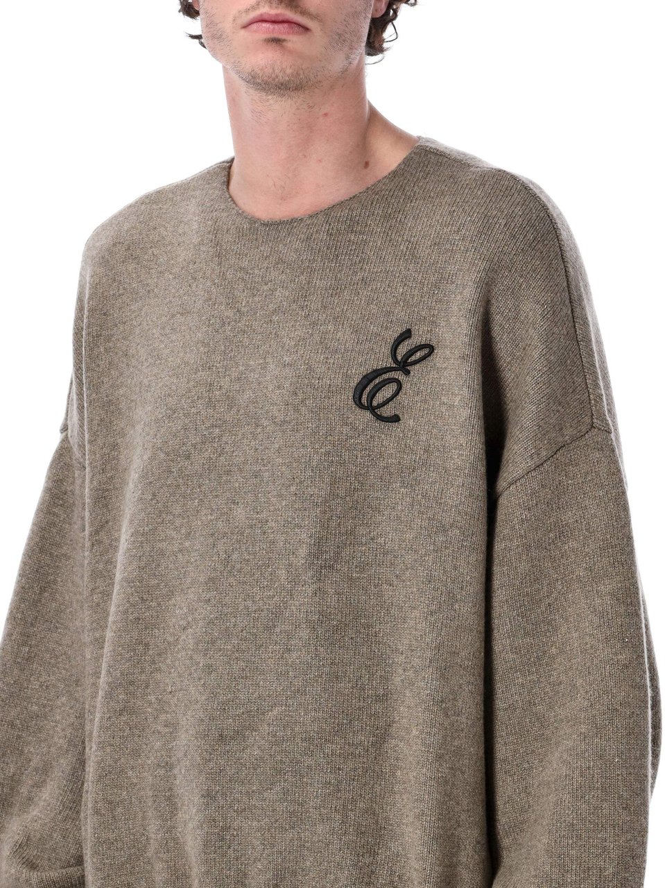 Fear of God Waffle Crewneck Sweater Homestead Heather Bruin