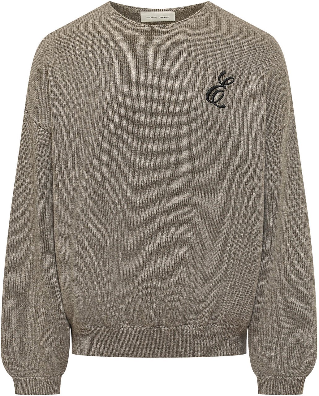 Fear of God Felpa waffle girocollo beige Taupe