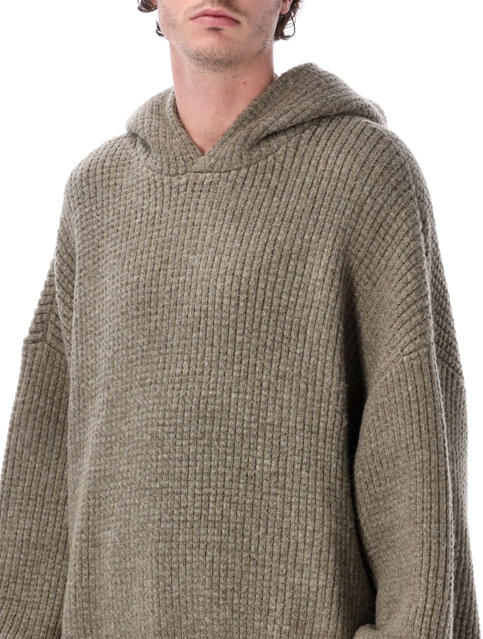 Fear of God Heavy Waffle 90'S Hoodie Homestead Heather Bruin