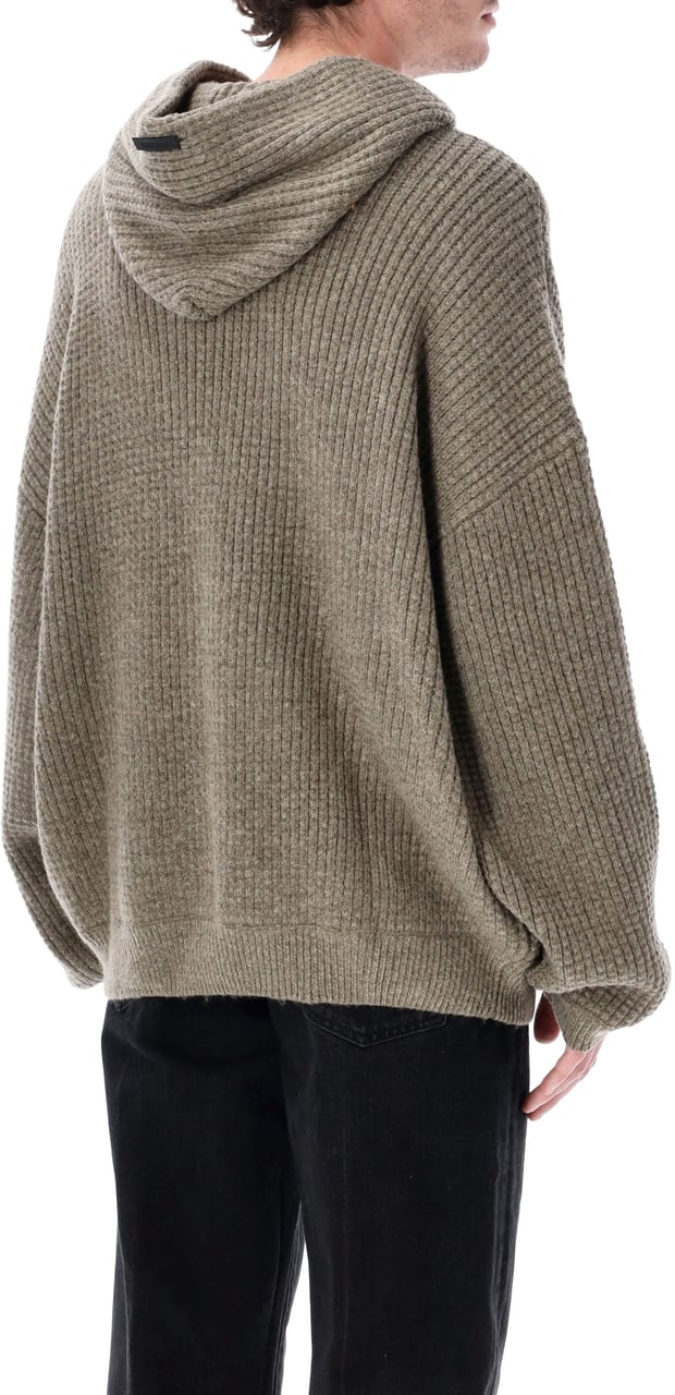 Fear of God Heavy Waffle 90'S Hoodie Homestead Heather Bruin