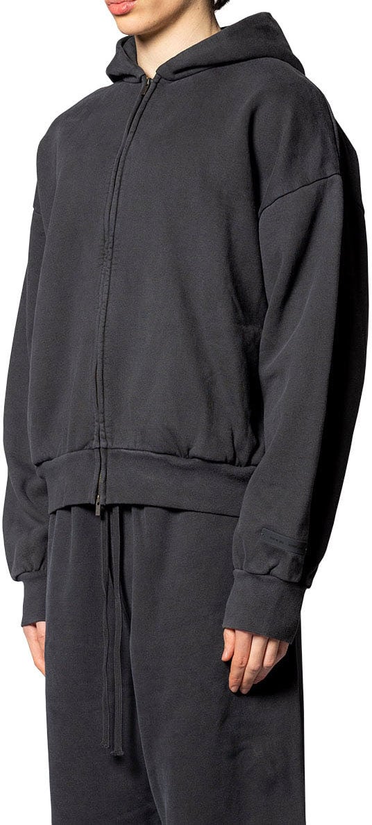 Fear of God CLASSIC FULL ZIP HOODIE VINTAGE BLACK Divers