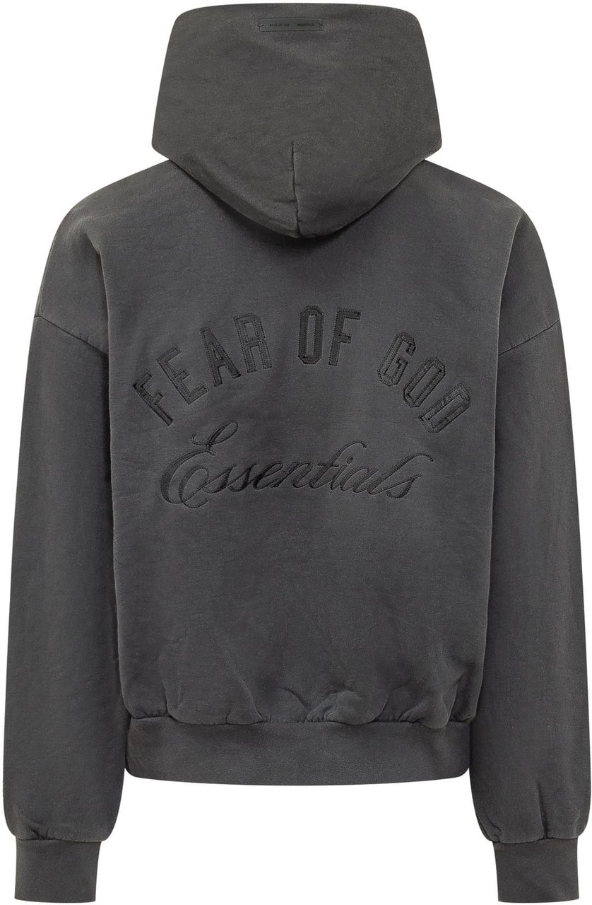 Fear of God Fear Of God Charcoal cotton sweatshirt Zwart
