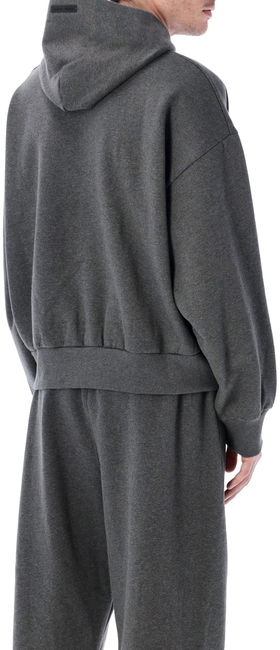 Fear of God Fear of God Essentials embossed hoodie grey Grijs