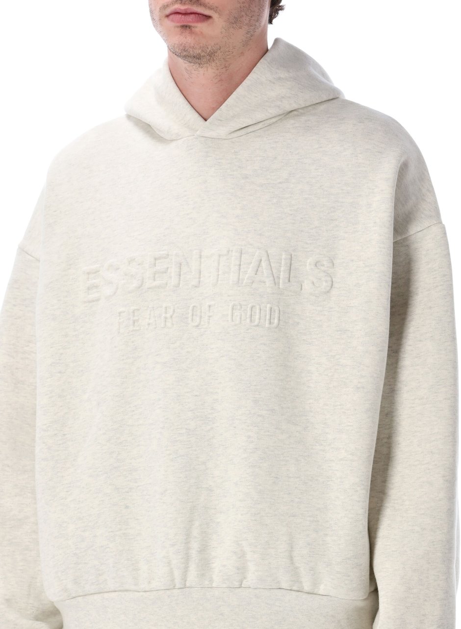 Fear of God Fear of God Essentials embossed hoodie oatmeal heater Beige