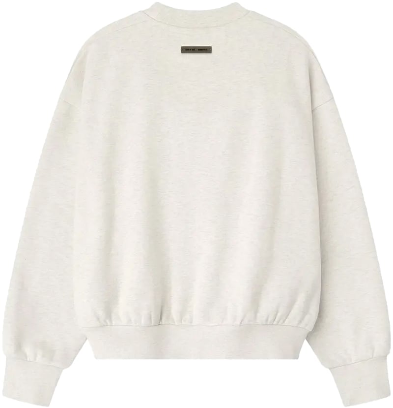 Fear of God Fear of God Essentials Embossed Classic Crewneck 'Oatmeal Heather' Divers