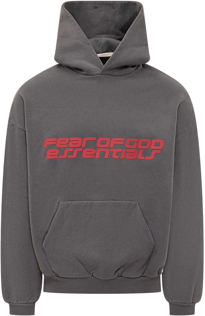 Fear of God 90 s Hoodie Con Cappuccio Donkergrijs