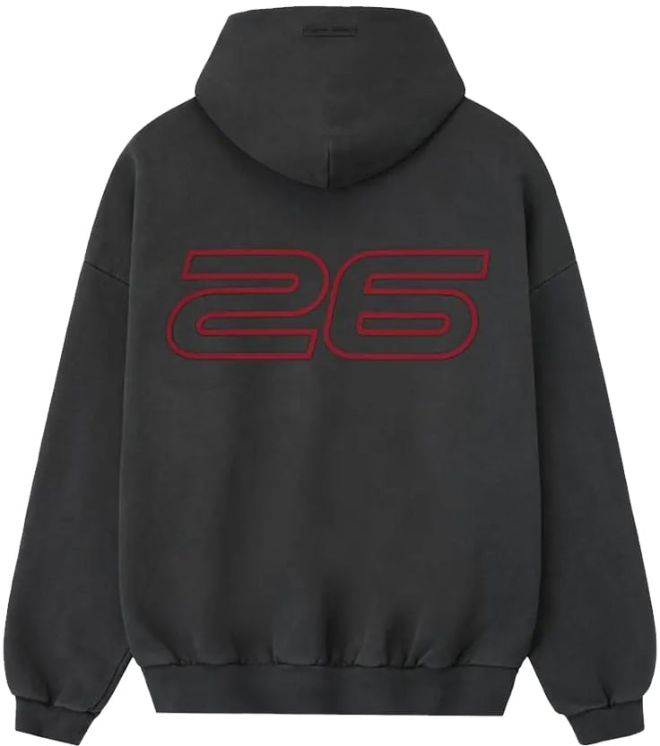 Fear of God Fear of God Essentials Heavy Fleece 90s Hoodie 'Iron Grey' Grijs