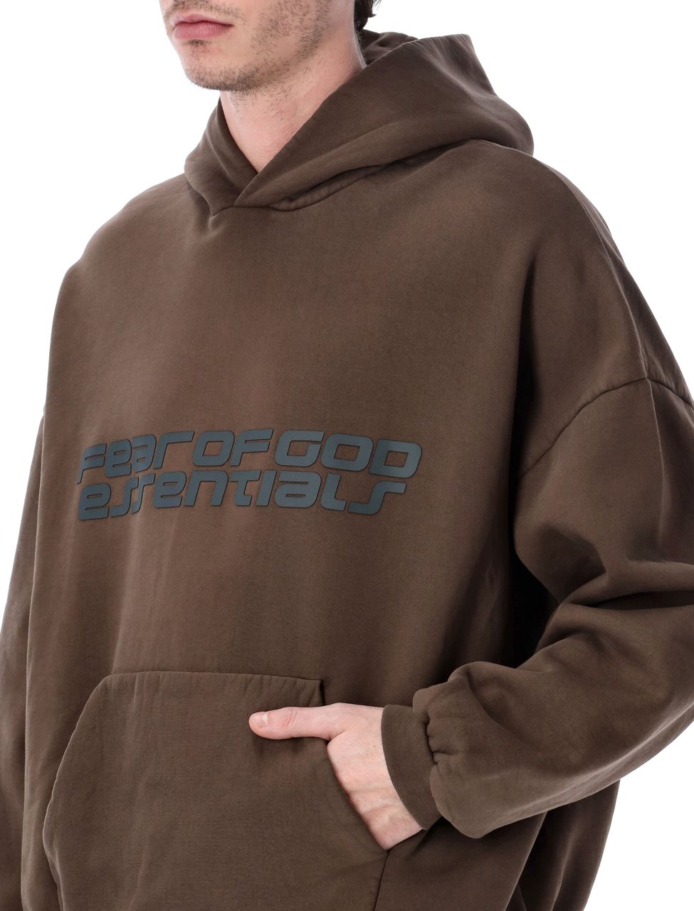 Fear of God Fear of God Essentials brown 90s hoodie Bruin
