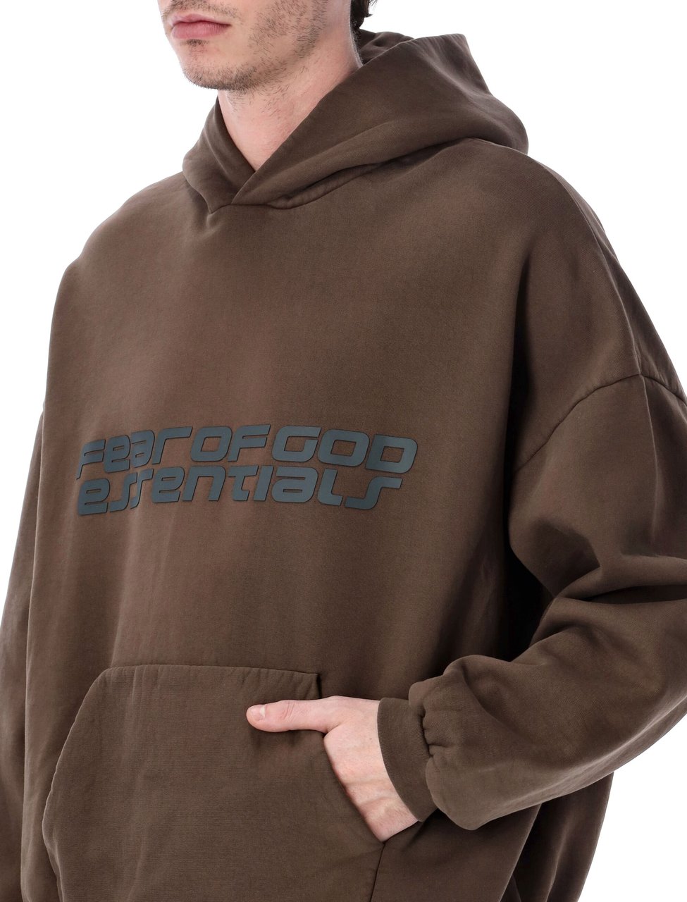Fear of God 90'S Hoodie Marrone Bruin