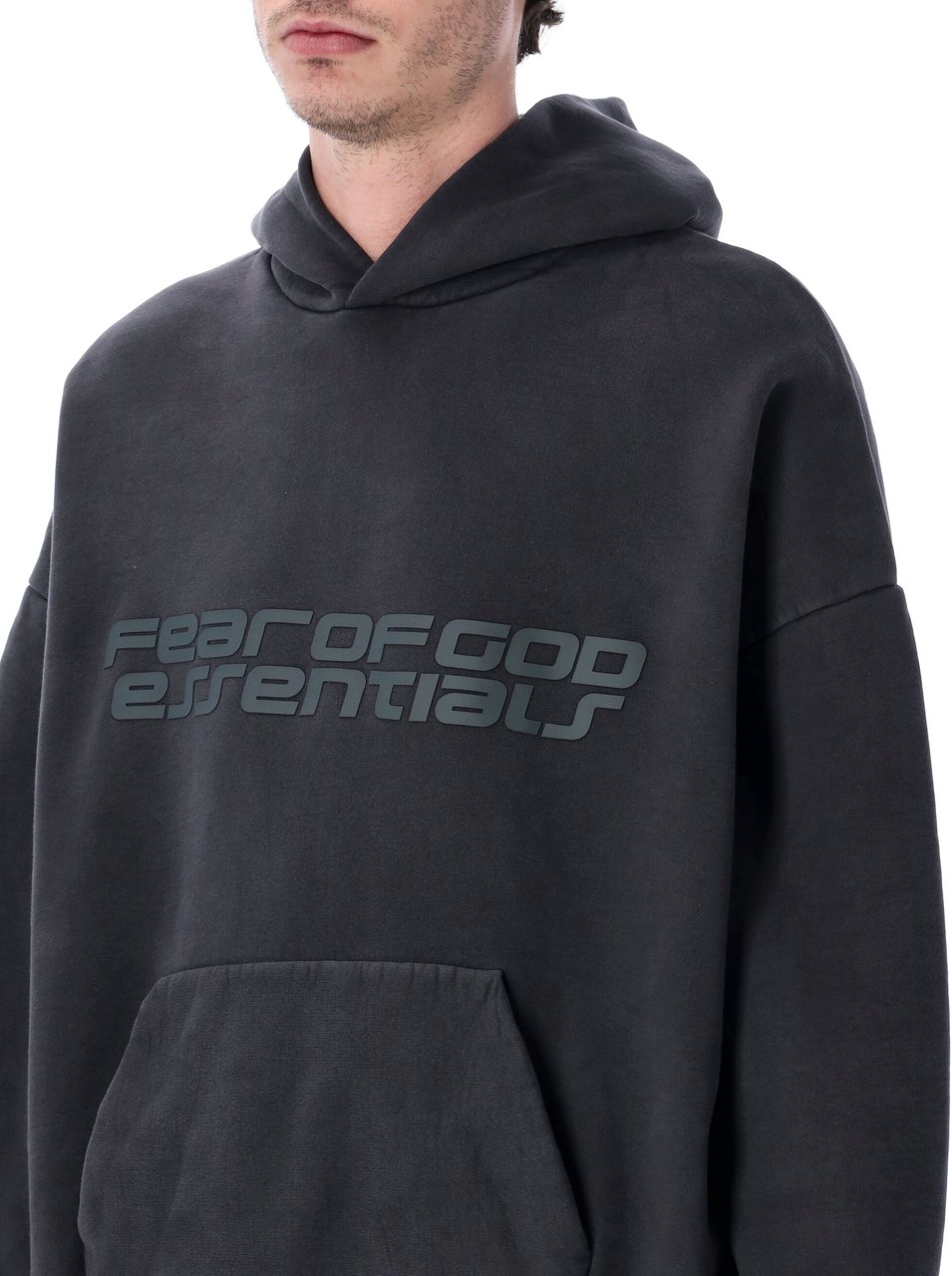 Fear of God 90'S Hoodie Vintage Black Donkergrijs