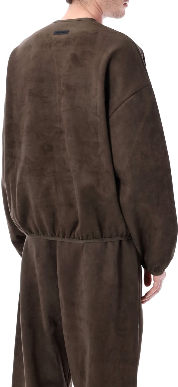 Fear of God Essentials Fear of God Modern suede sweatshirt Bruin