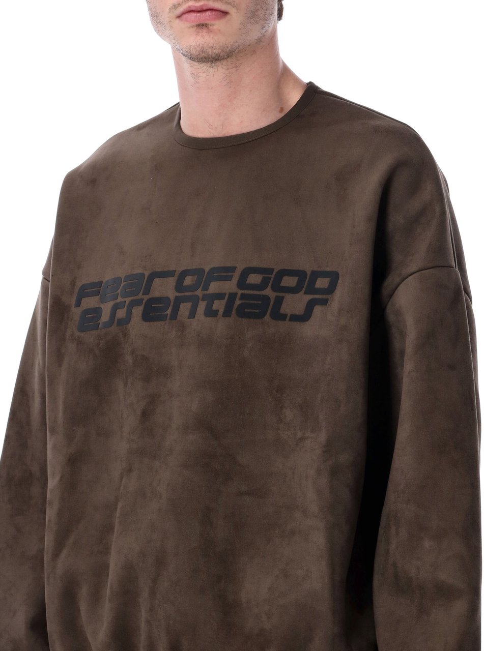 Fear of God Modern Crewneck Sweatshirt Marrone Bruin
