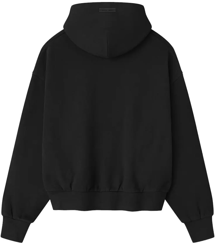 Fear of God Fear of God Essentials Classic Fleece Hoodie 'Vintage Black' Zwart