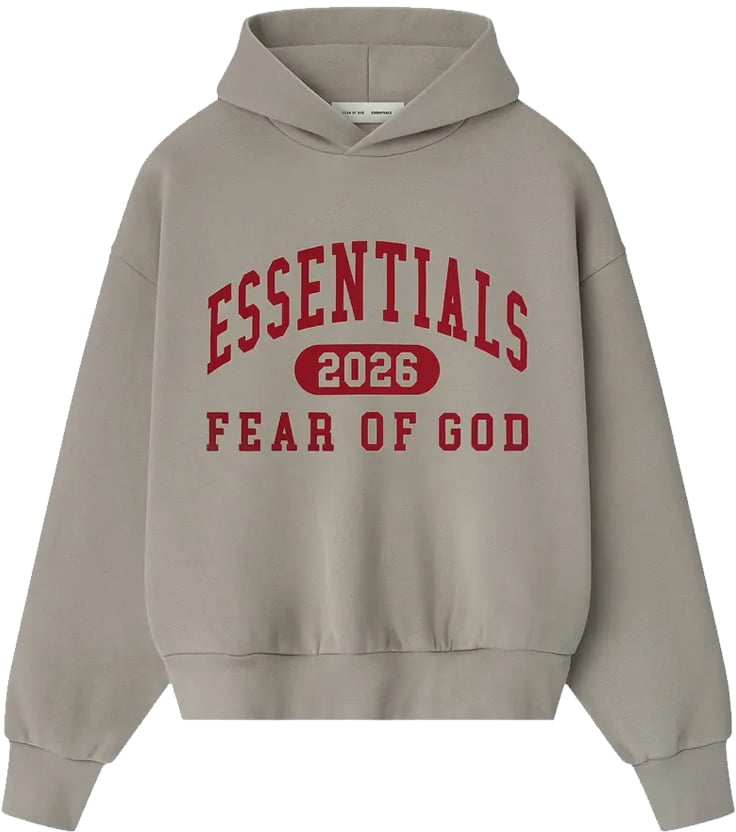 Fear of God Fear of God Essentials Classic Hoodie 'Smoke Grey' Grijs