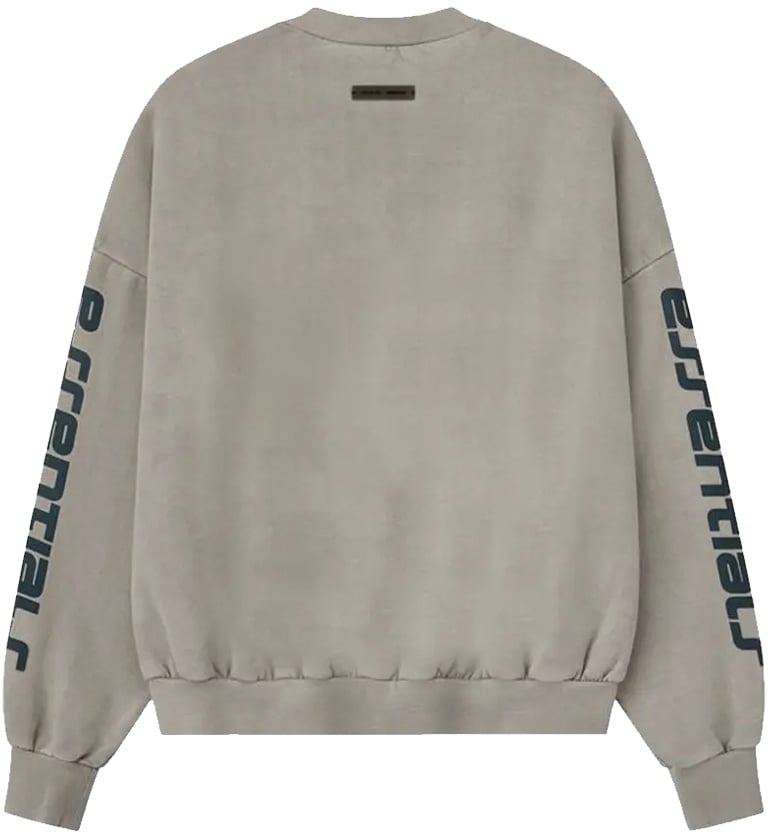 Fear of God Fear of God Essentials Heavy Fleece Cropped Relaxed Sweatshirt 'Smoke Grey' Grijs