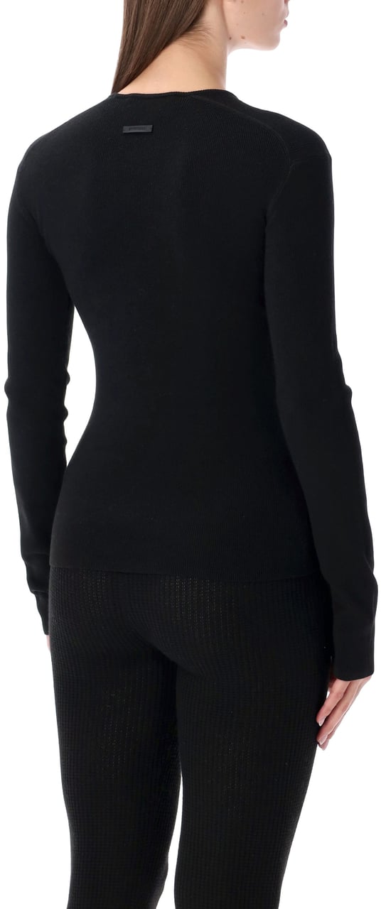 Fear of God Rib Top Ls Vintage Black Zwart