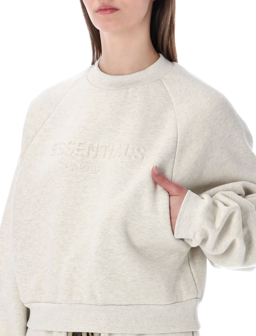 Fear of God Essentials Fear of God beige 90’s raglan crewneck Beige