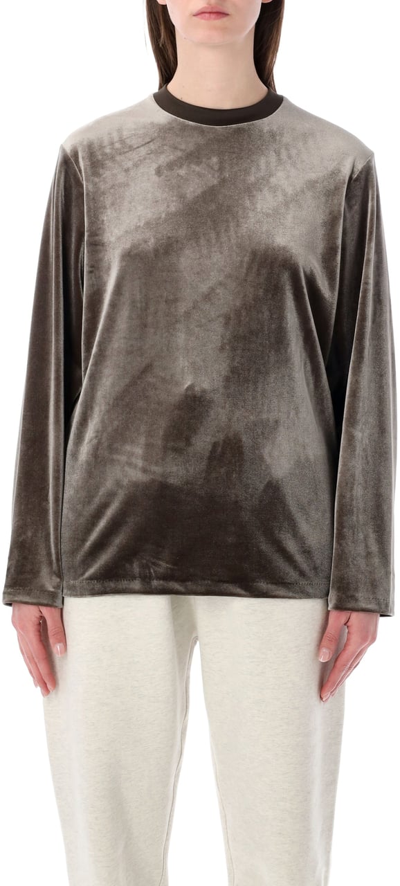 Fear of God Essentials Fear of God LS velour tee Bruin