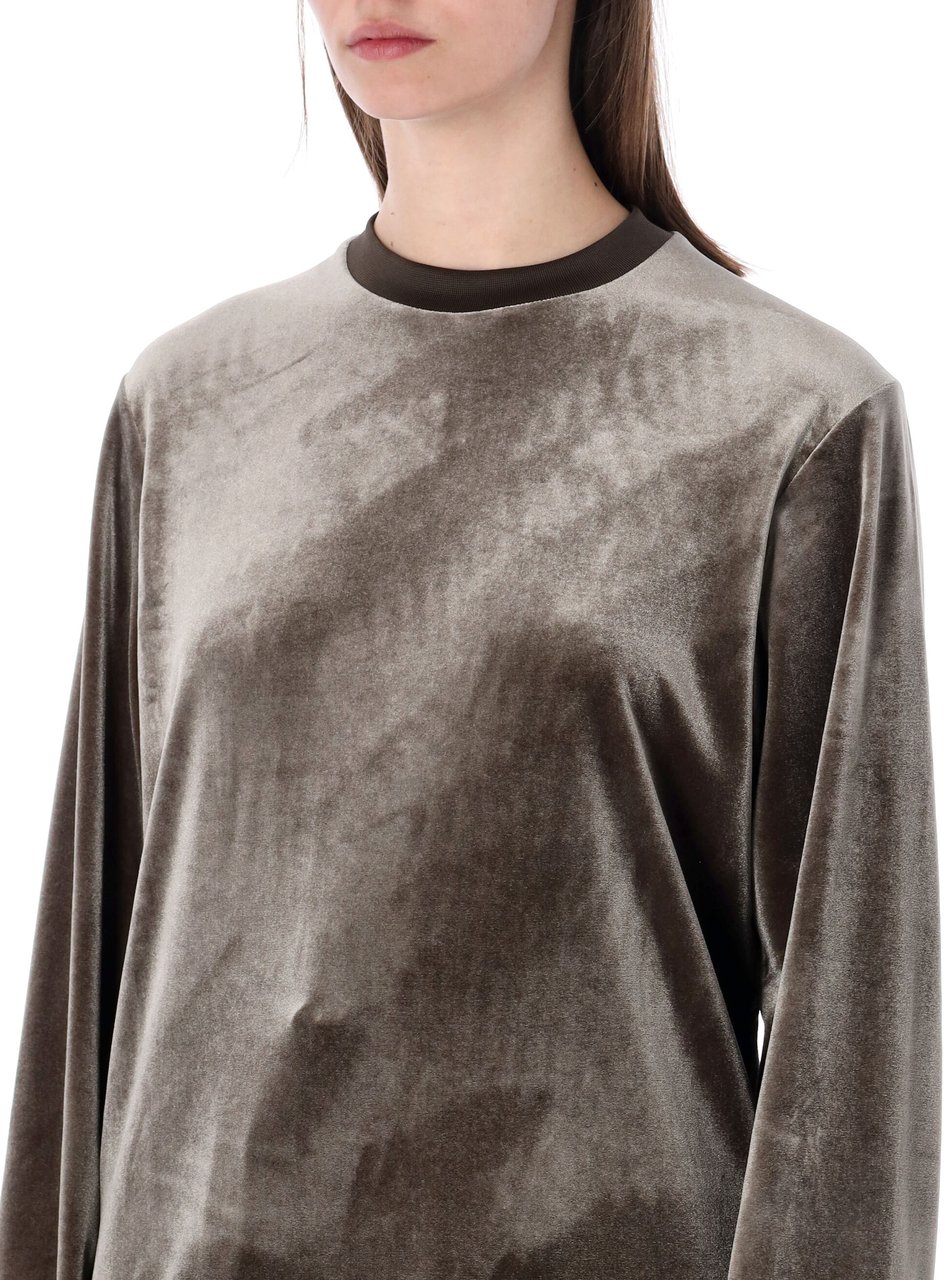 Fear of God Essentials Fear of God LS velour tee Bruin