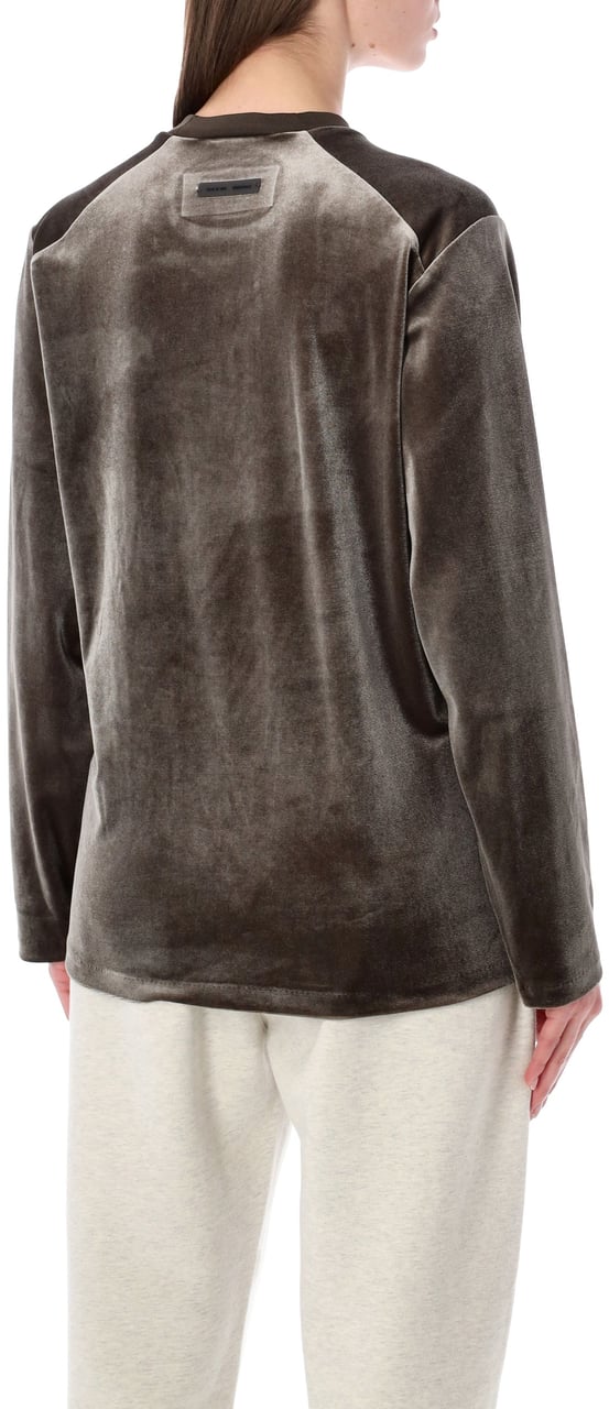 Fear of God Essentials Fear of God LS velour tee Bruin