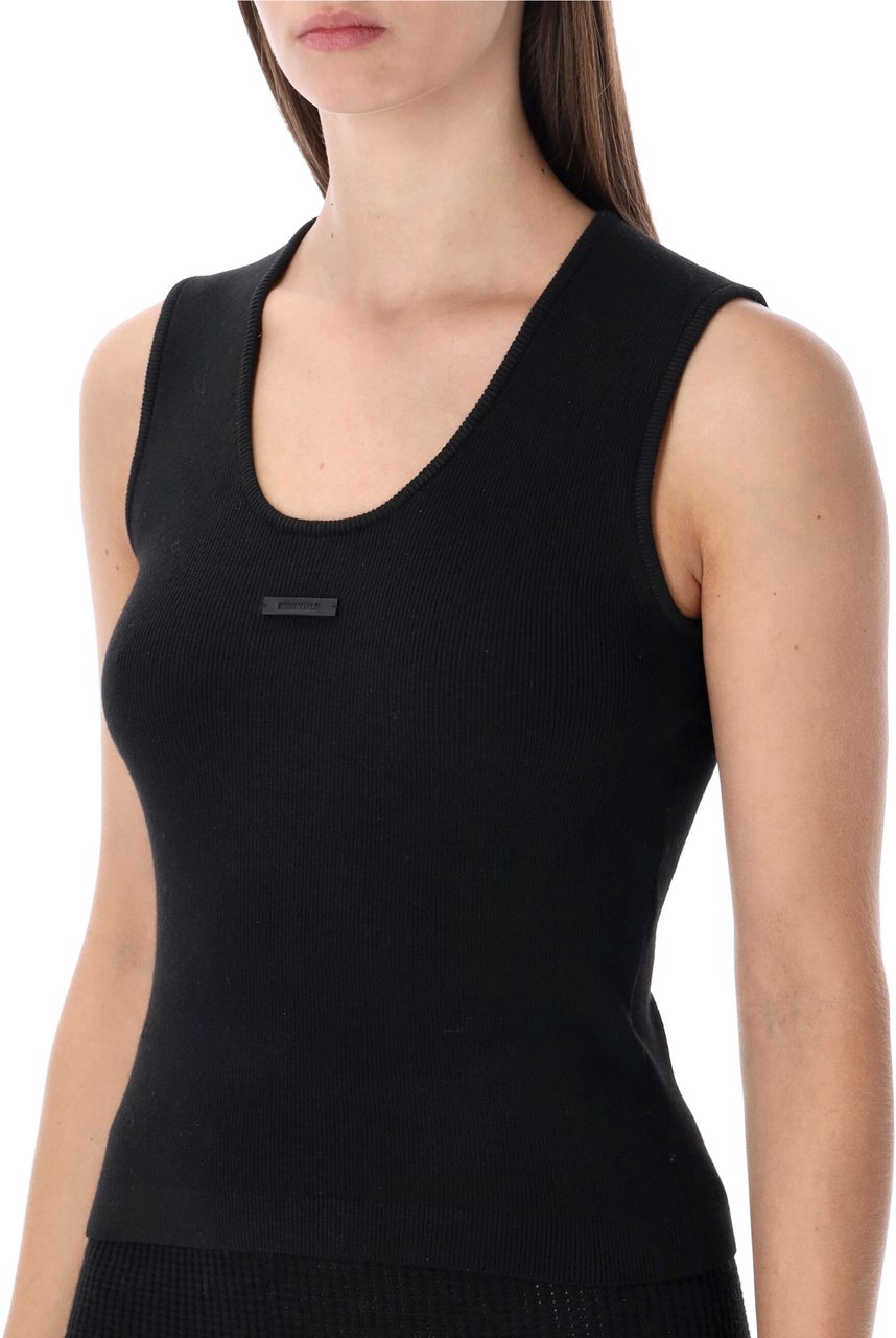 Fear of God Rib Top Vintage Black Zwart