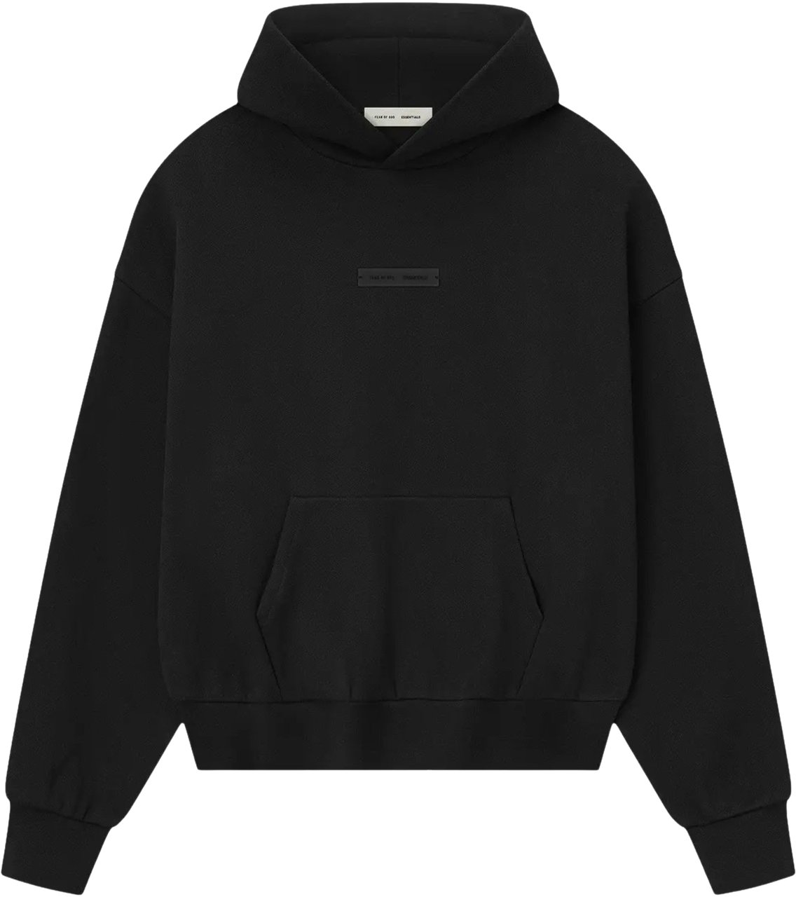 Fear of God Fear of God Essentials Classic Fleece Hoodie Jet Black Divers