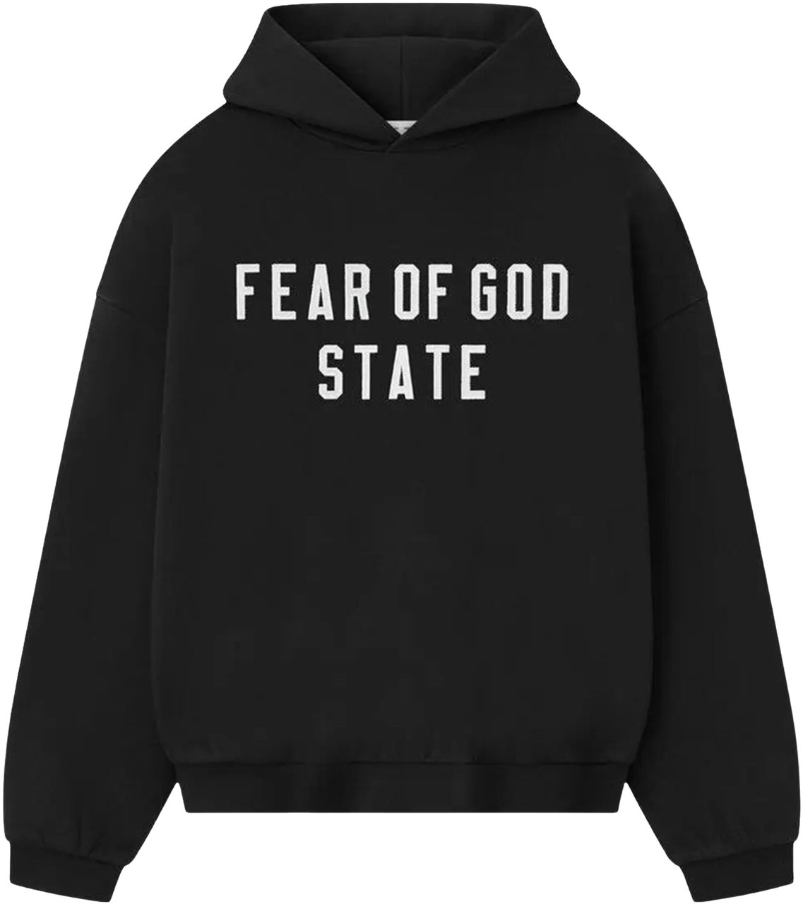 Fear of God Fear of God Essentials 90's Fit Fleece Hoodie Jet Black Divers