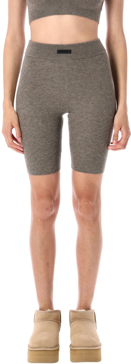 Fear of God Soft Rib Biker Shorts Homestead Heather Bruin