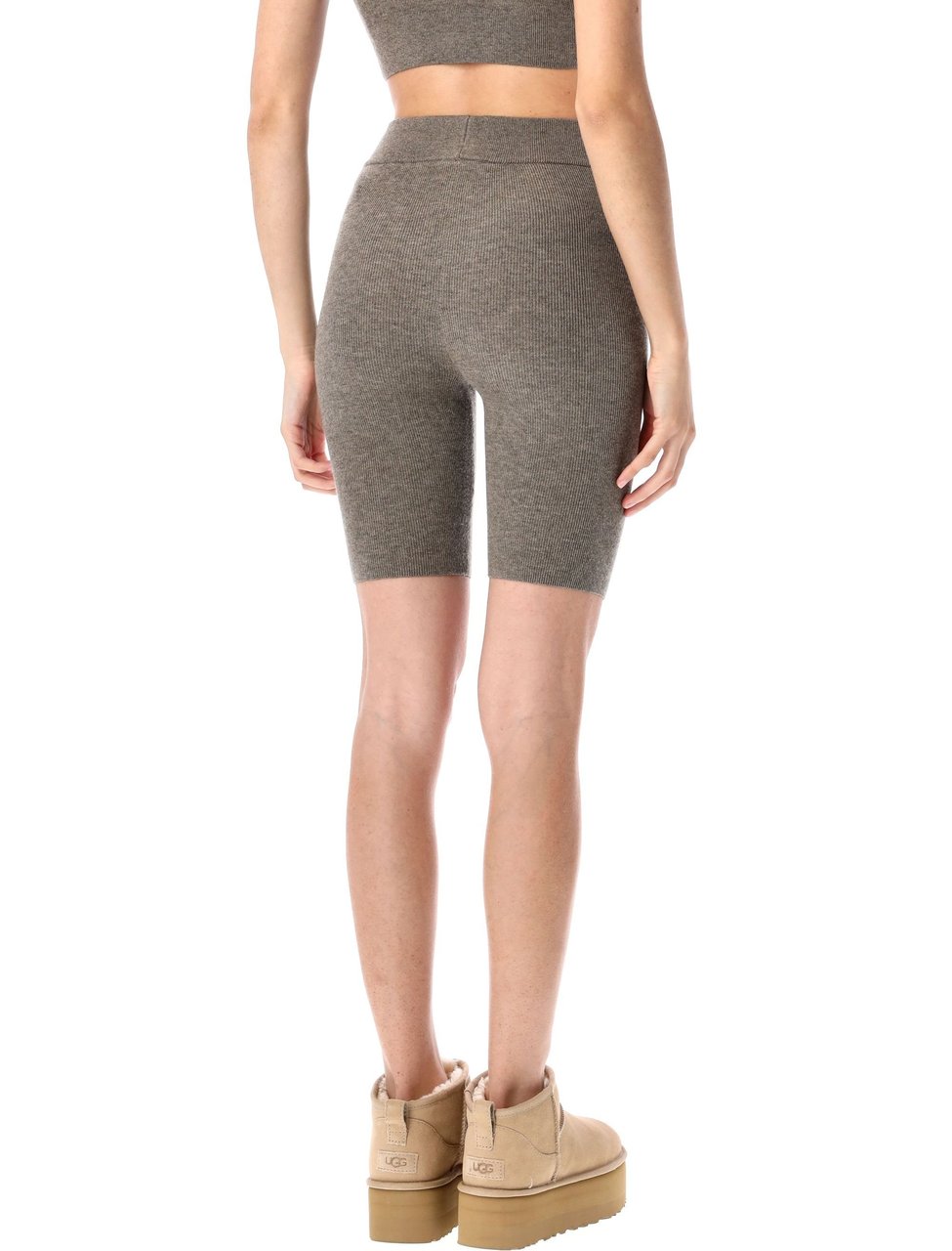 Fear of God Soft Rib Biker Shorts Homestead Heather Bruin