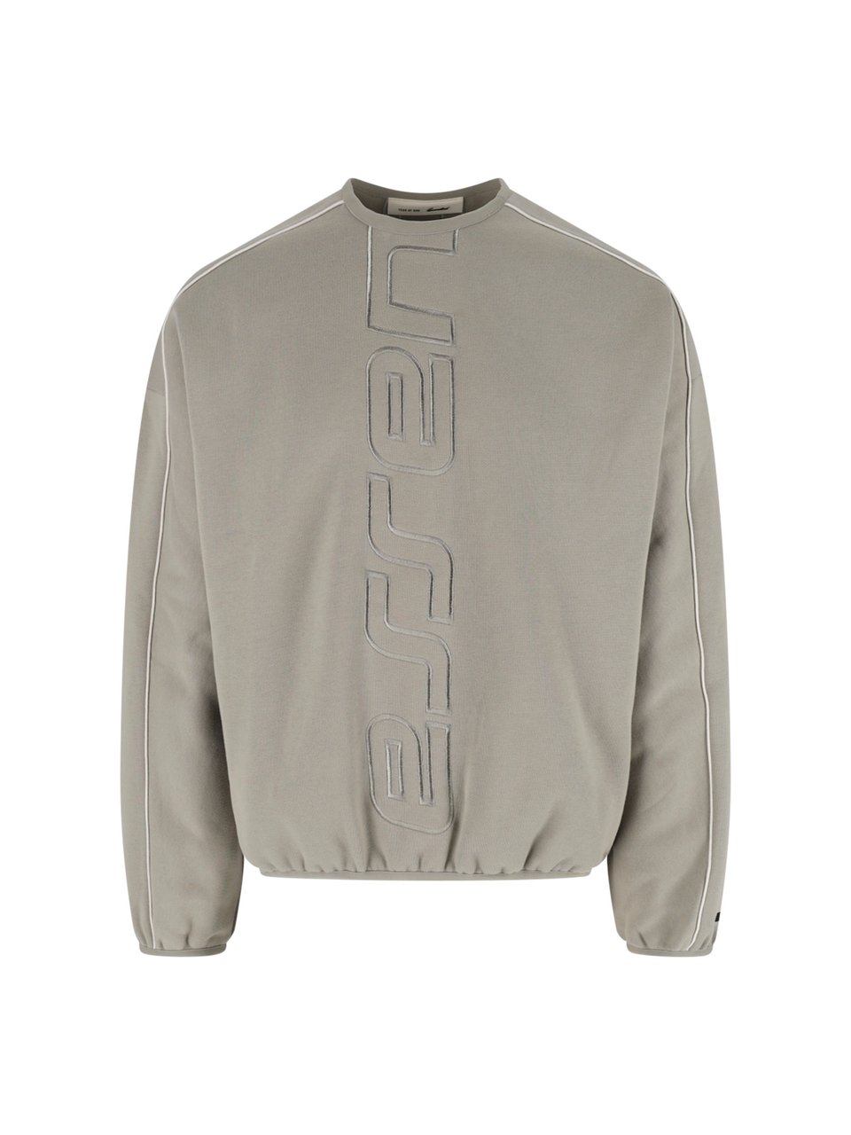 Fear of God Grey Relaxed Embossed Vertical Logo Sweatshirt Neutraal