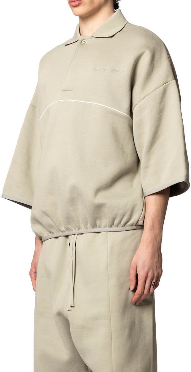 Fear of God ACTIVE TRACE 3/4 SLEEVE MODERN POLO SWEATSHIRT SEAL Divers
