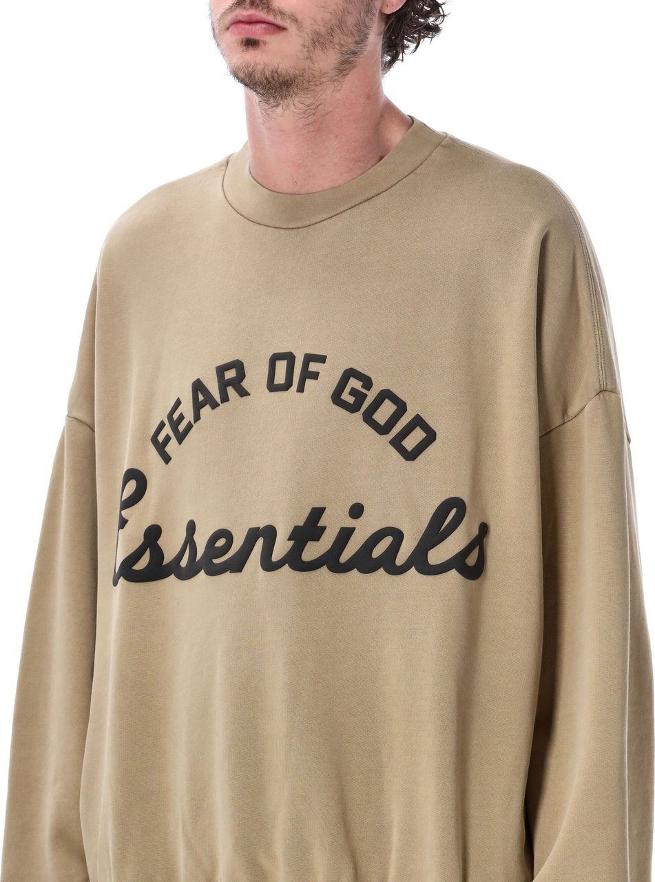 Fear of God Training 90'S Crewneck Sweatwshirt Faded Dune Beige