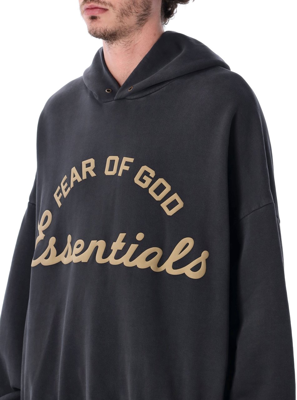 Fear of God Training 90'S Hoodie Faded Black Donkergrijs