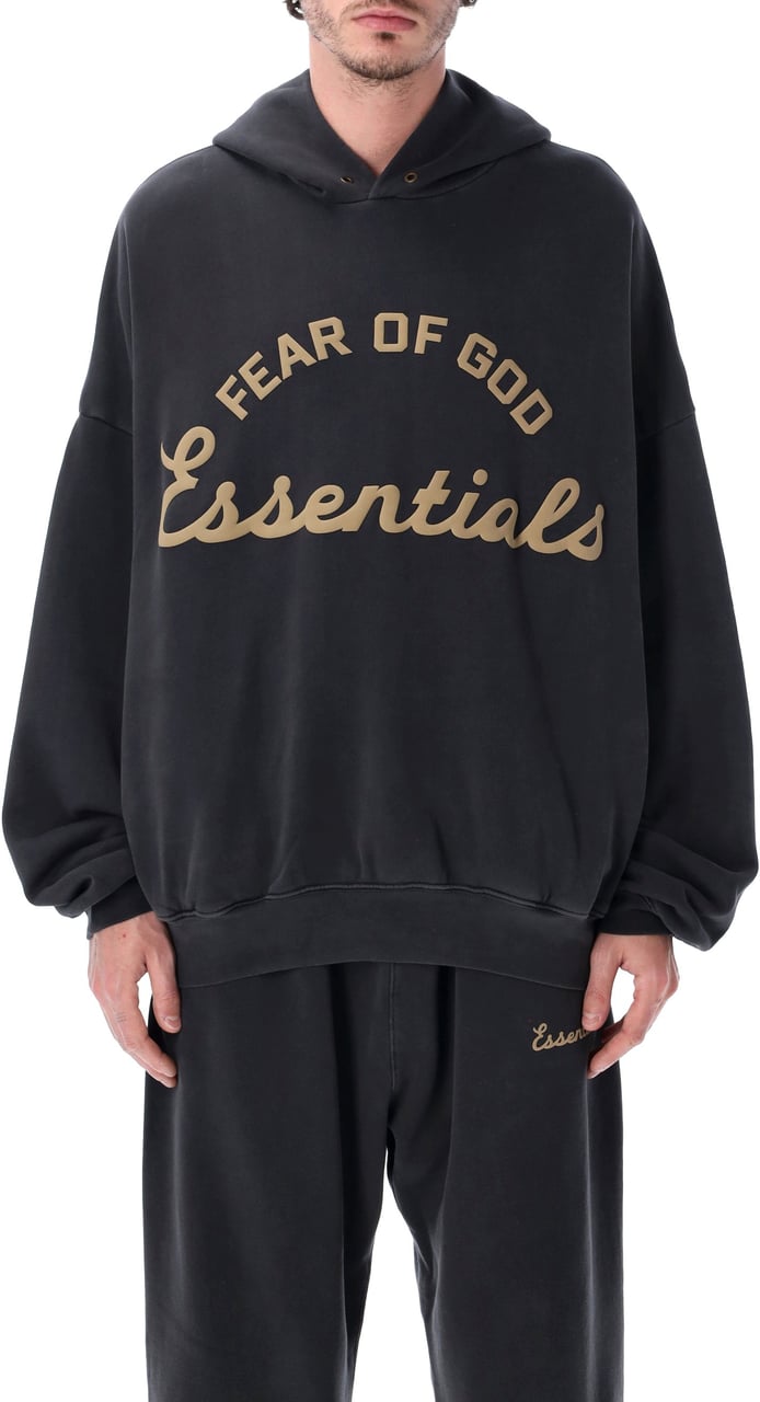 Fear of God Training 90'S Hoodie Faded Black Donkergrijs
