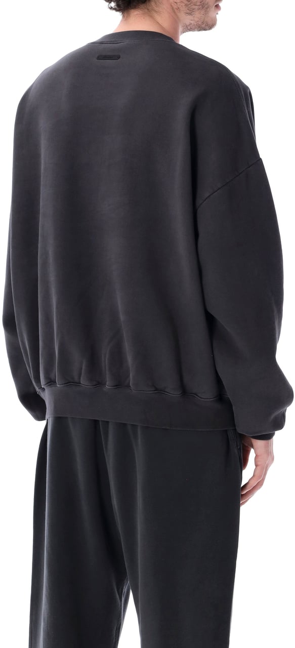 Fear of God Campus 90'S Crewneck Sweatshirt Faded Black Donkergrijs