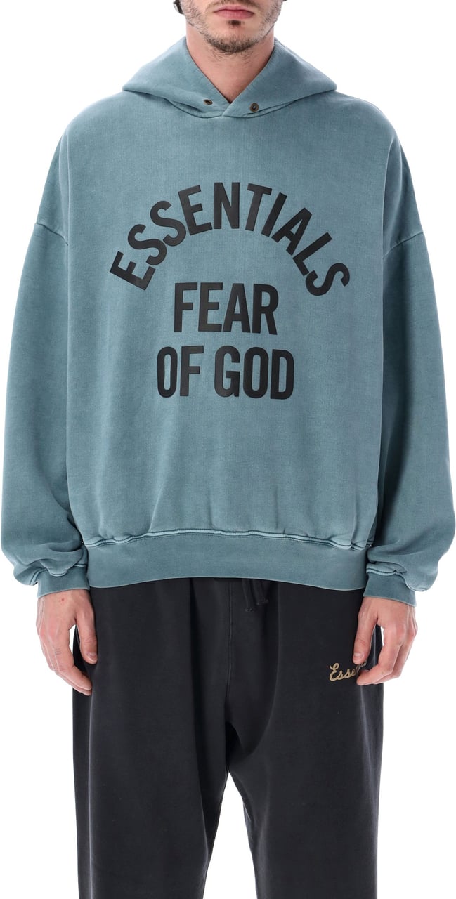 Fear of God Campus 90'S Hoodie Faded Coastal Navy