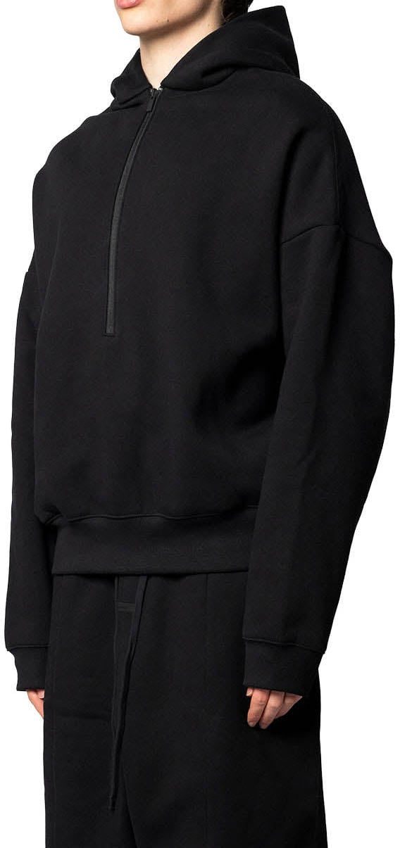 Fear of God PROPERTY LOUNGE HALF ZIP HOODIE BLACK Divers