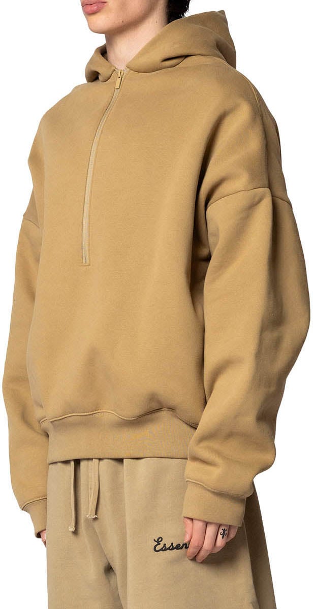 Fear of God PROPERTY LOUNGE HALF ZIP HOODIE DUNE Divers