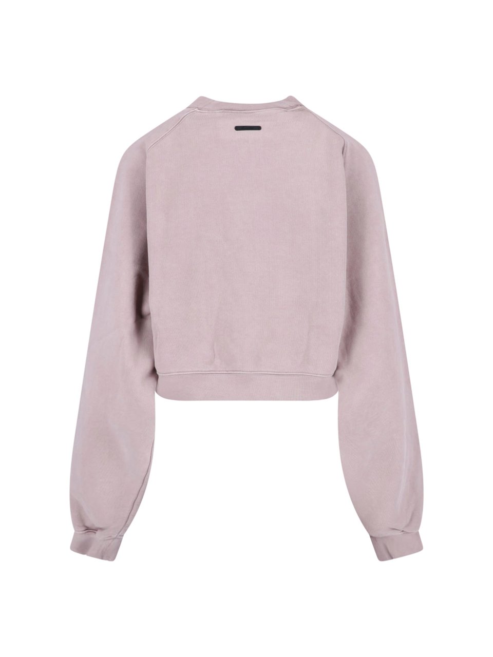 Fear of God Purple Cropped Relaxed Arched Logo Sweatshirt Paars