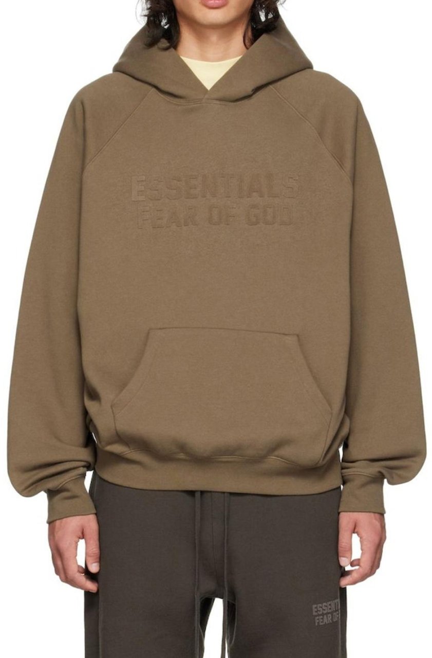 Fear of God Essentials Logo Hoodie Bruin