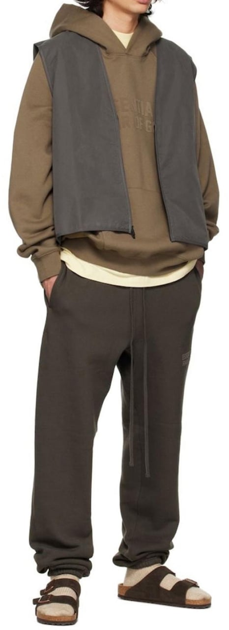 Fear of God Essentials Logo Hoodie Bruin